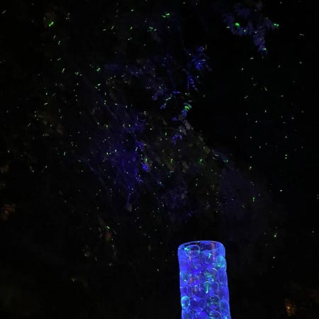 Wau mikä takapihatesti! Näitä kahta Jussi Kamusen teosta pääsee pian ihastelemaan Valopolulla! Valopolku 2023, Tohloppi, Tampere